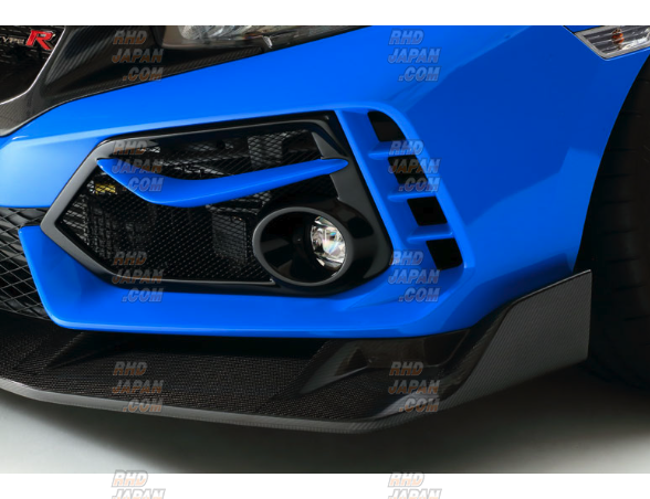 J's Racing Type S Front Sports Garnish Set FRP - Civic Type-R FK8